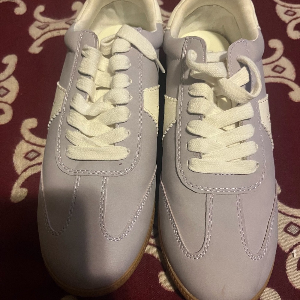 MIA Tan and White Sneakers